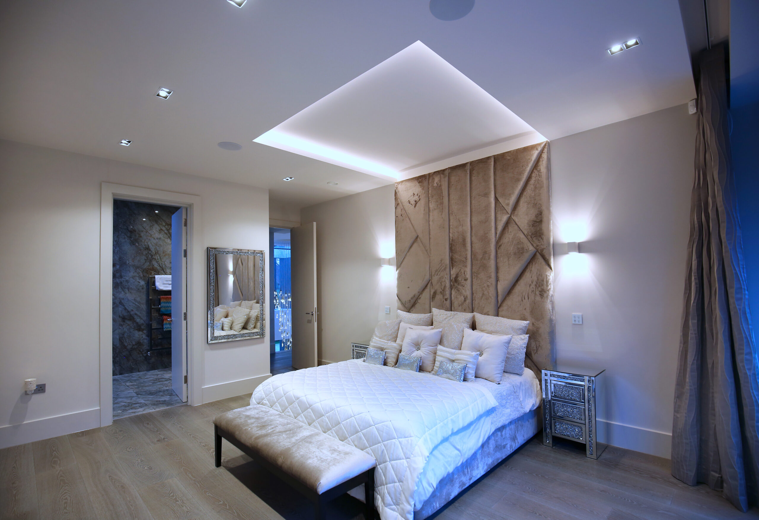 Surrey Contemporary Home Bedroom